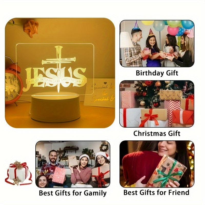 PrayerLite™ Jesus 3D LED Night Light