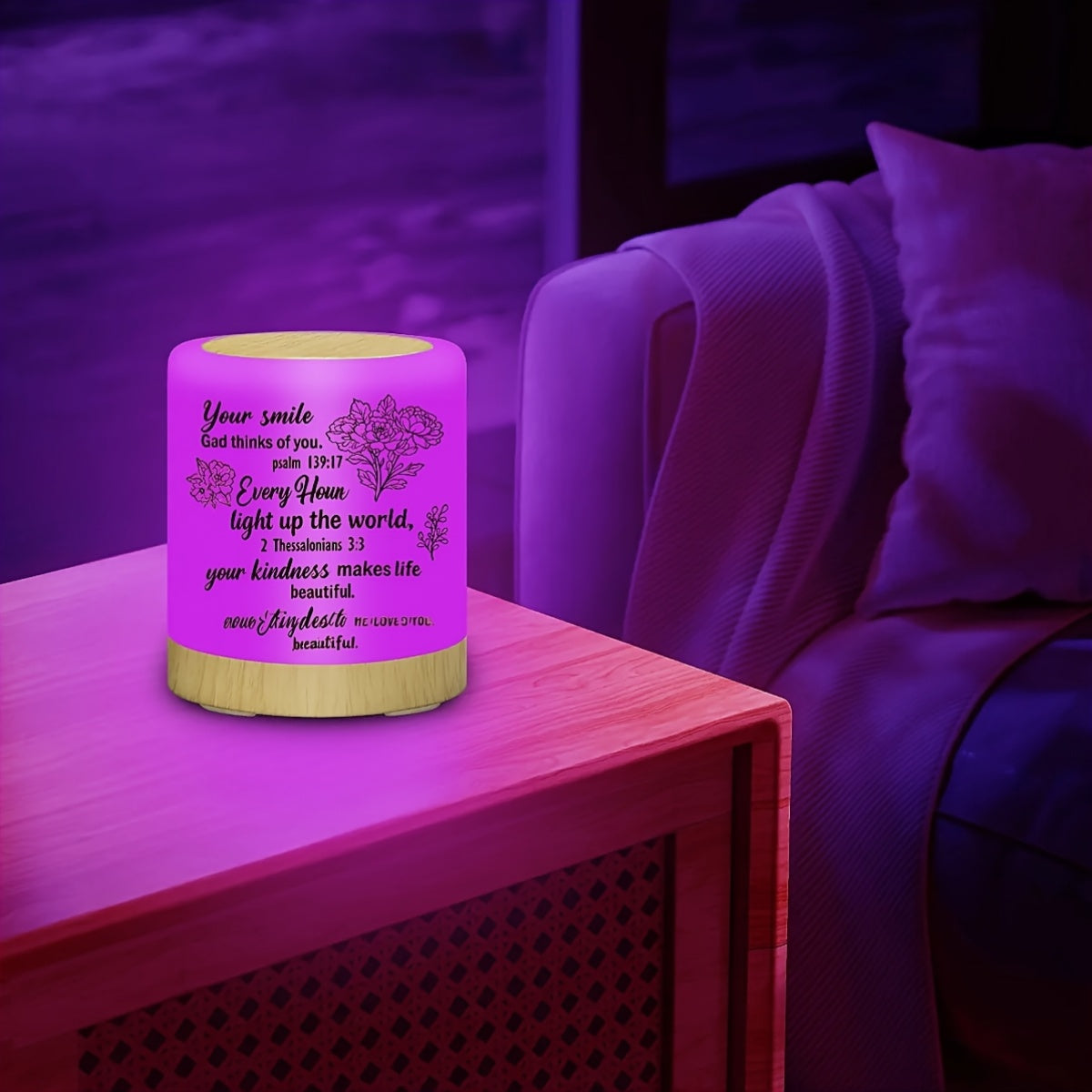 PrayerLite™ Inspirational Bible Verse LED Night Light