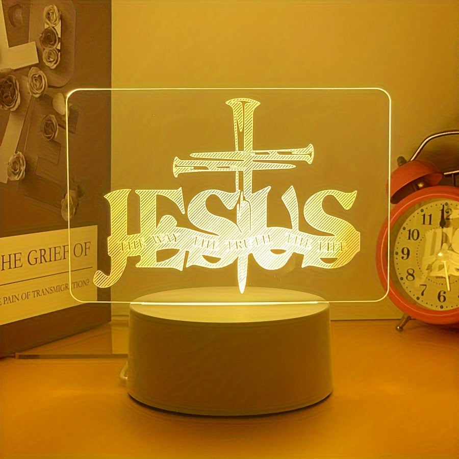 PrayerLite™ Jesus 3D LED Night Light