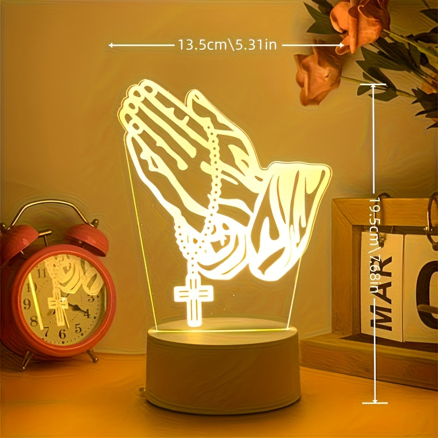PrayerLite™ Hand Prayer Shape 3d Light