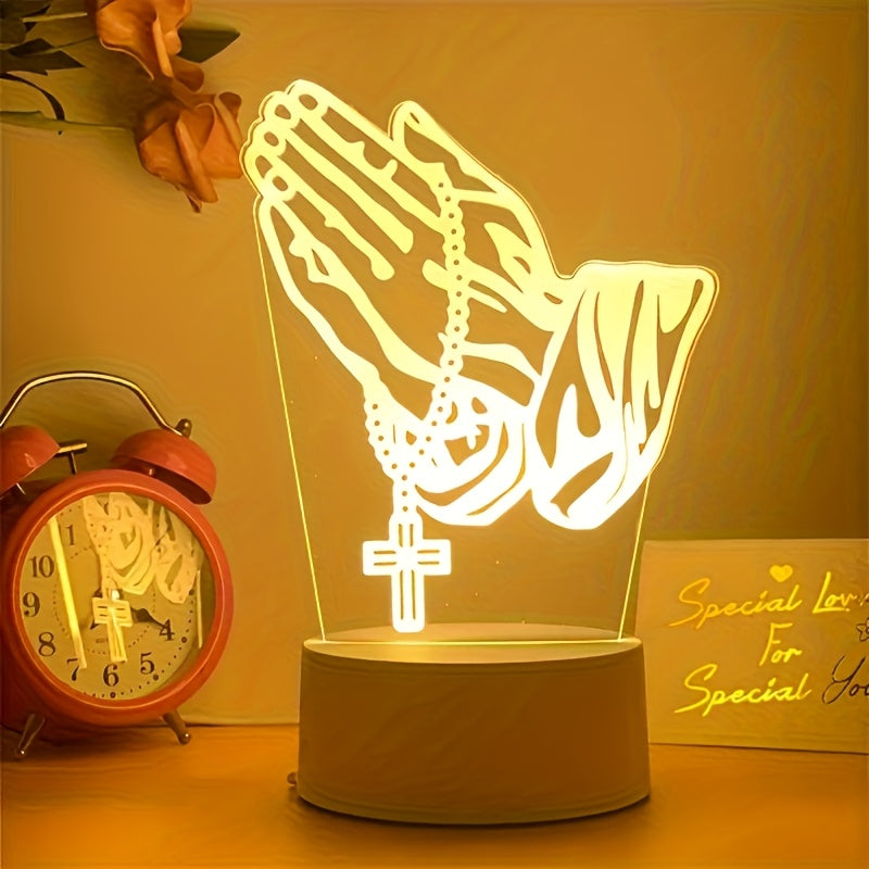 PrayerLite™ Hand Prayer Shape 3d Light