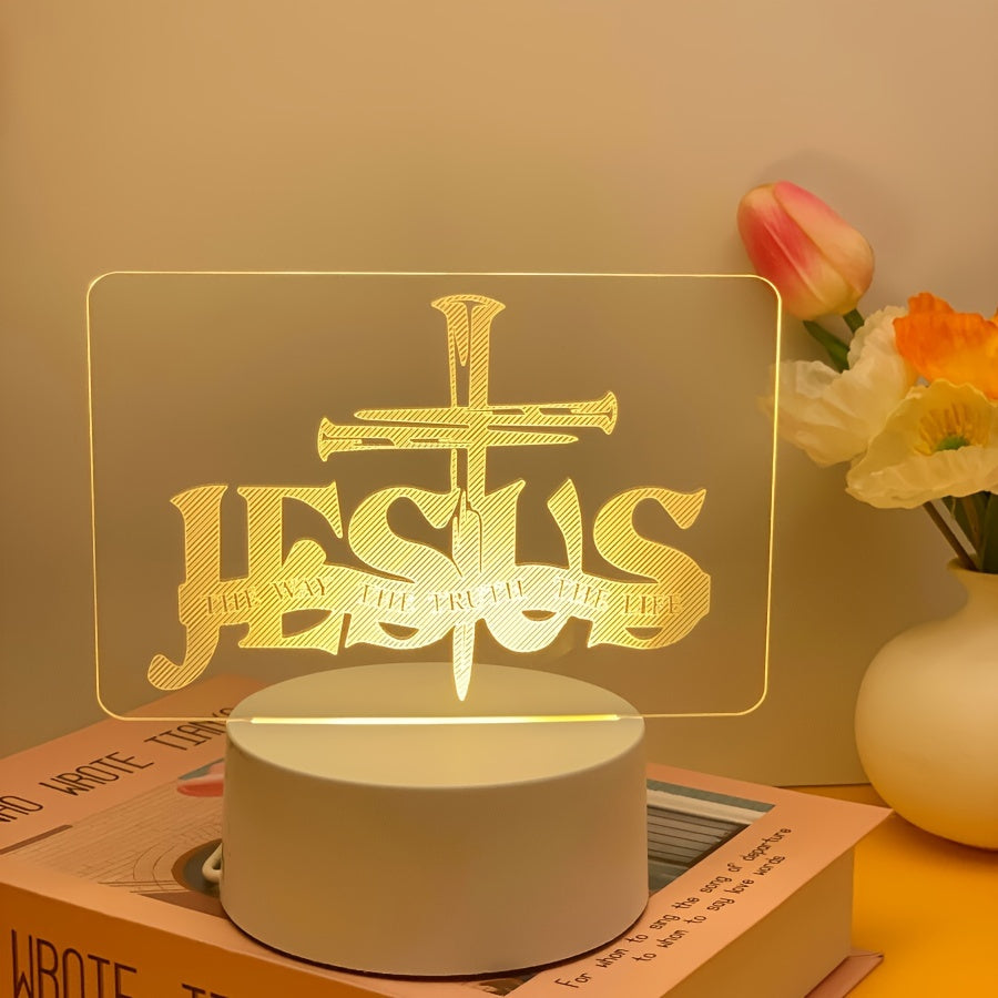 PrayerLite™ Jesus 3D LED Night Light